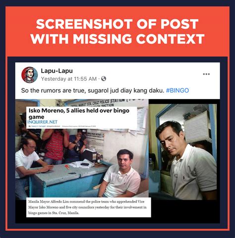 bingo girl scandal|MISSING CONTEXT: Isko Moreno arrested for illegal .